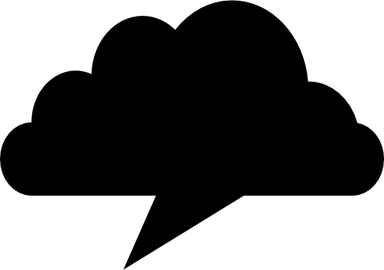 Cloud Speech Bubble PNG