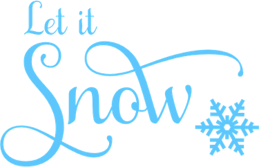 Let It Snow PNG