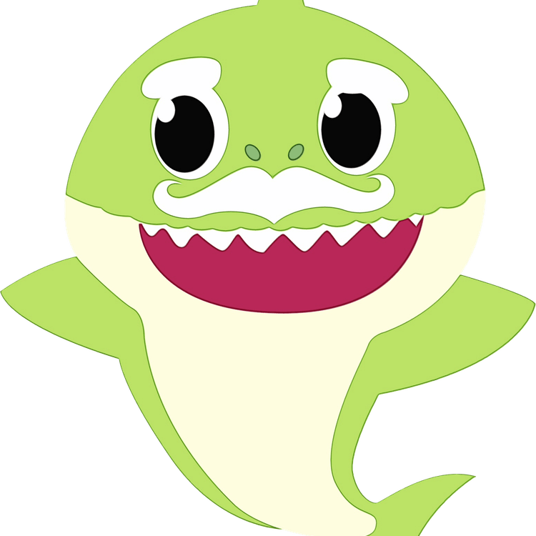 Baby Shark Green PNG