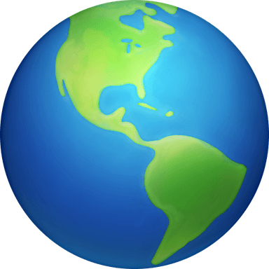 Earth Emoji PNG