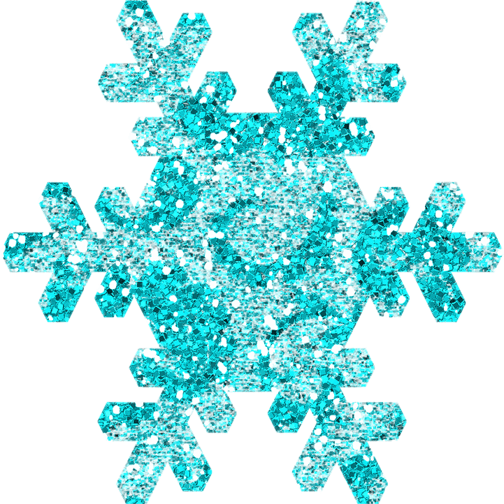 Blue Snowflakes PNG
