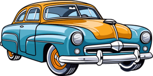 1950s Car PNG