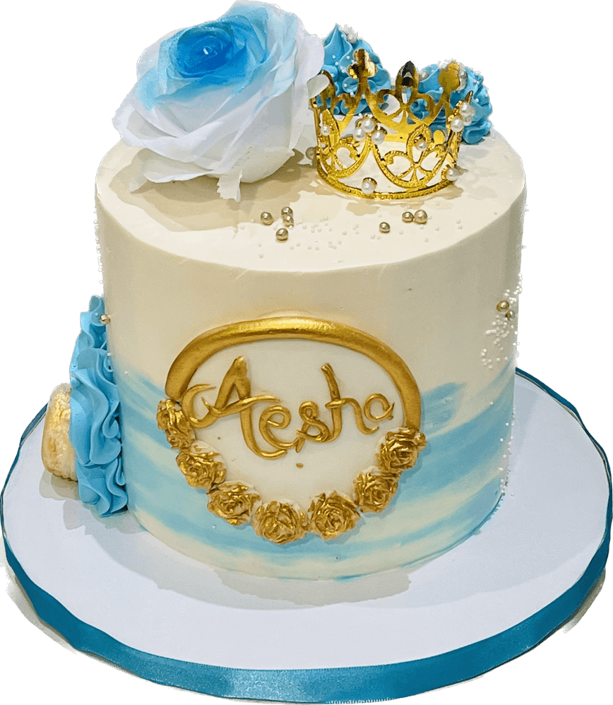Blue Birthday Cake PNG