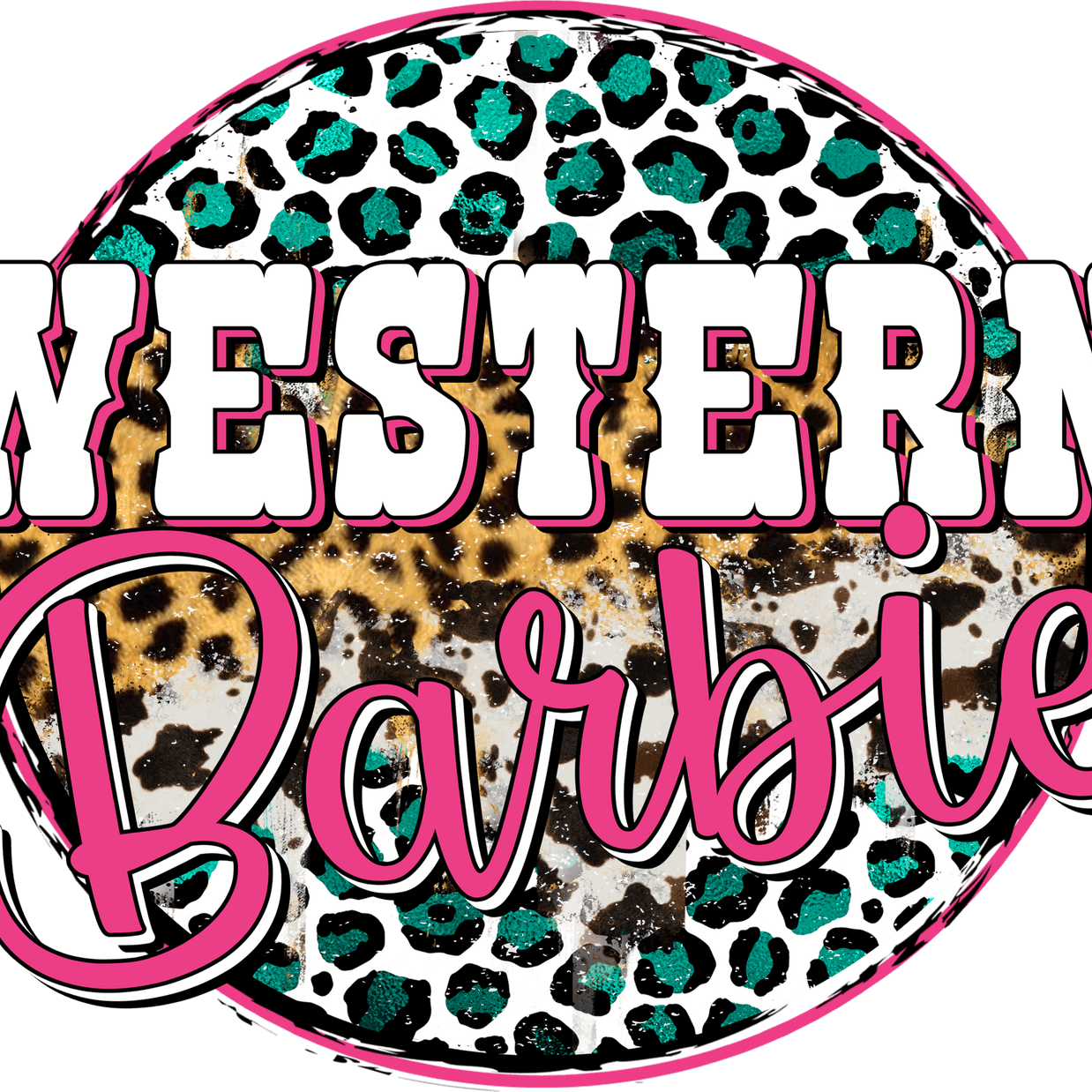 Western Barbie PNG