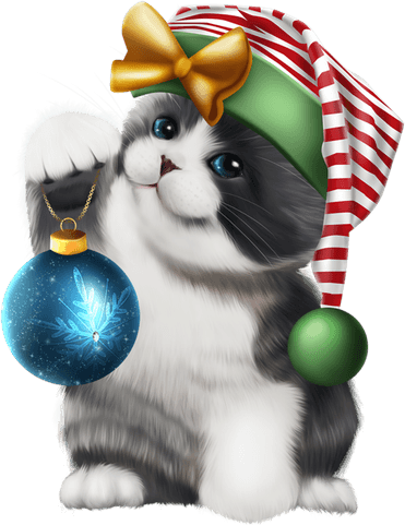Christmas Cat PNG