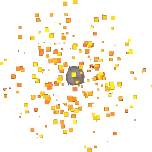 Pixel Explosion PNG