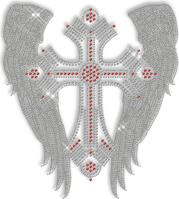 Rhinestone Cross PNG