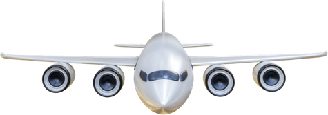 Plane Flying Banner PNG