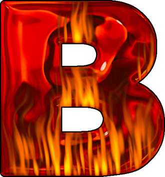 Fire Letter PNG