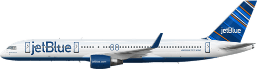 Jetblue Airplane PNG