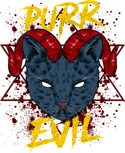 Evil Cat PNG