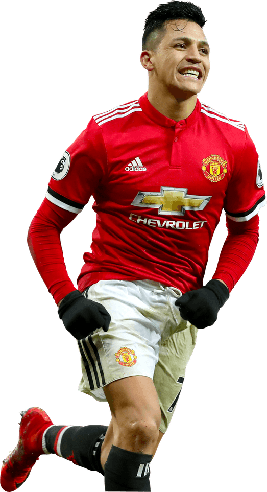 Alexis Sanchez Manchester United PNG