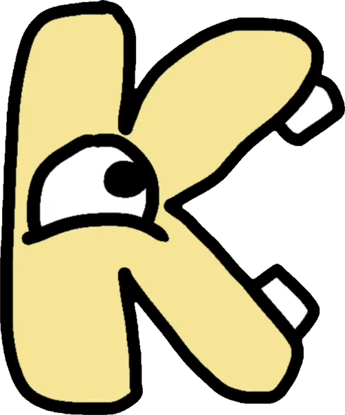 Alphabet Lore Letter K PNG