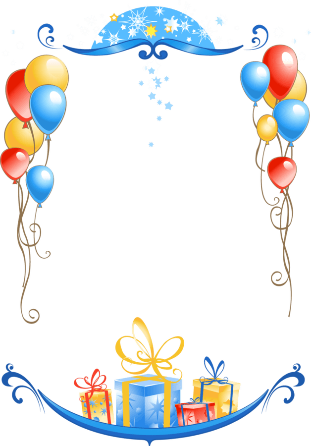 Happy Birtay Frame PNG