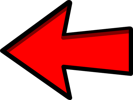 Red Arrow Mark PNG