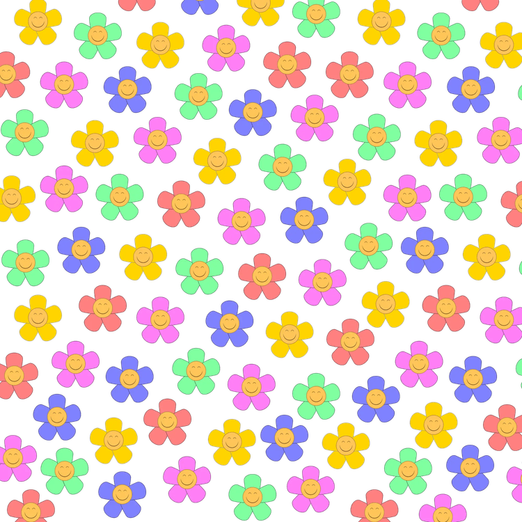 60s Flower PNG
