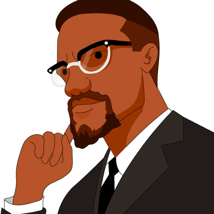 Malcolm X PNG