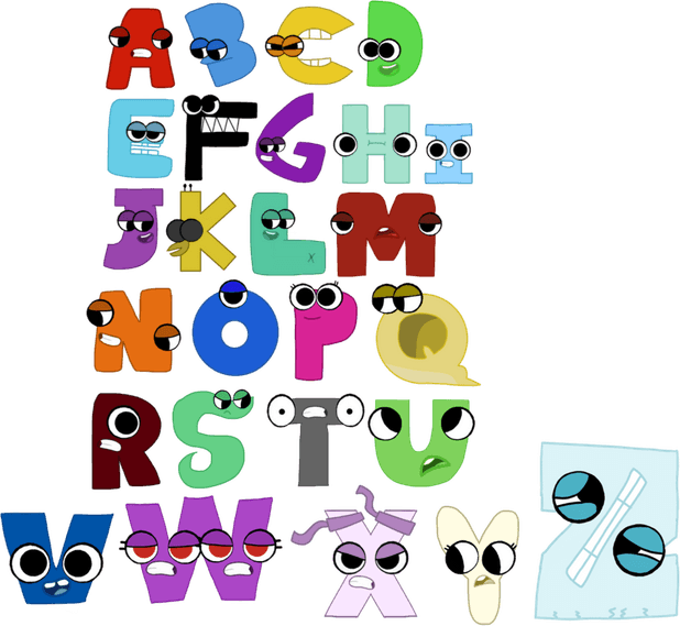 Alphabet Lore Letters A To Z PNG
