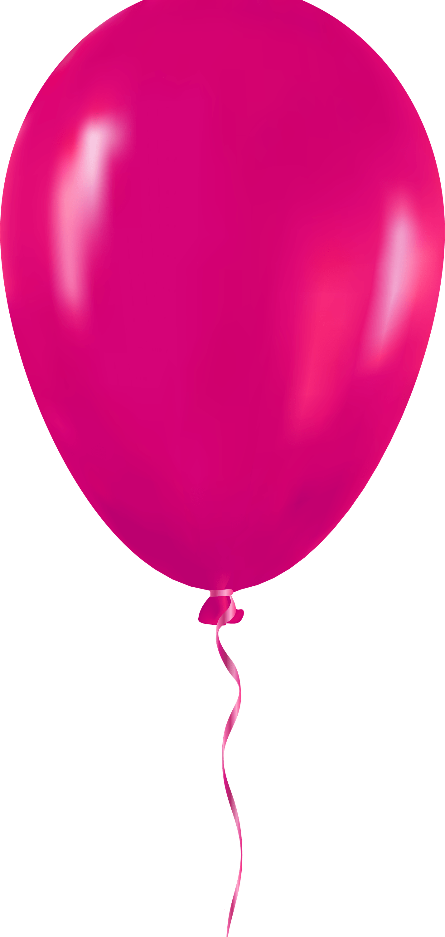 Hot Pink Balloon PNG