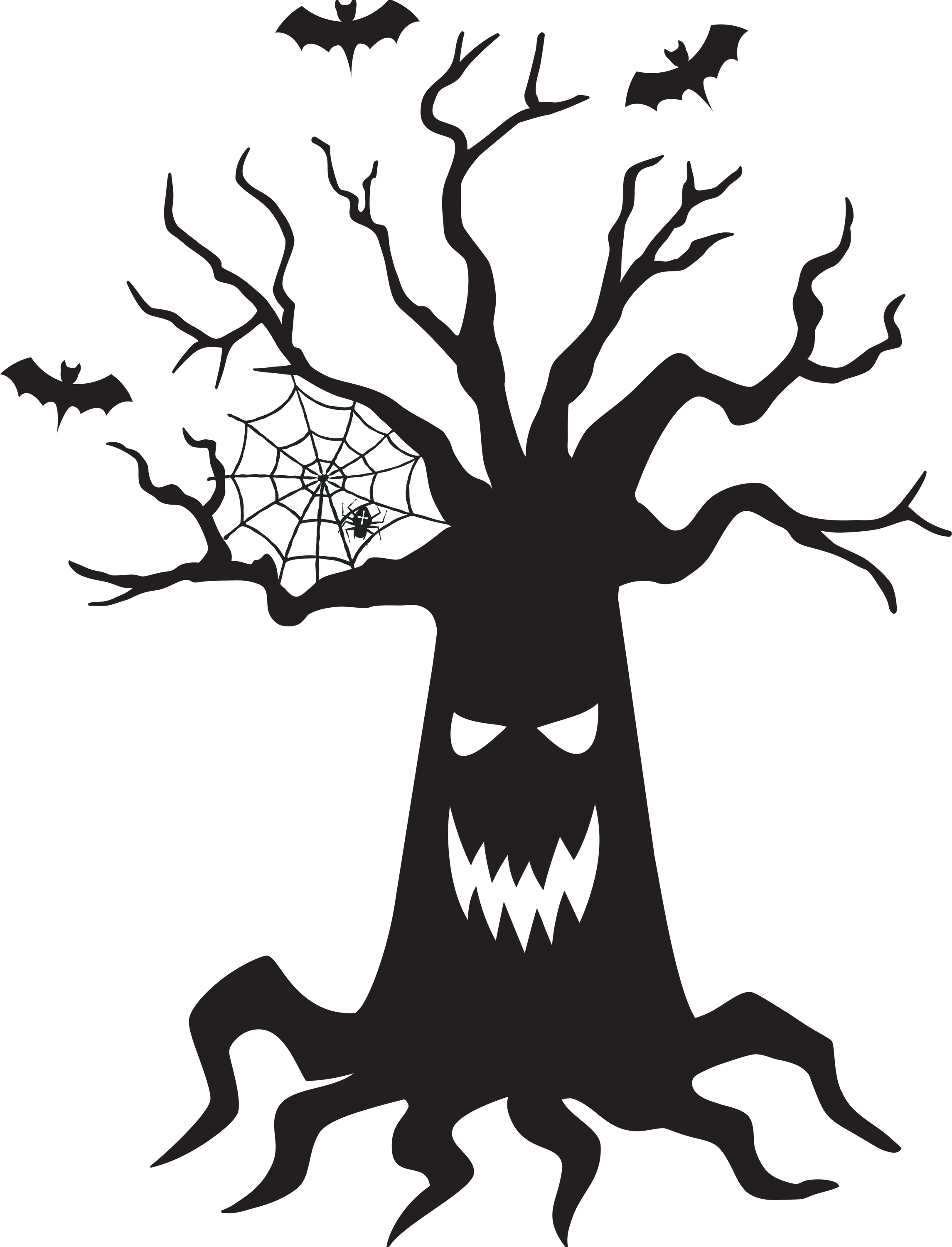 Scary Tree PNG