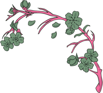 Falling Flower PNG