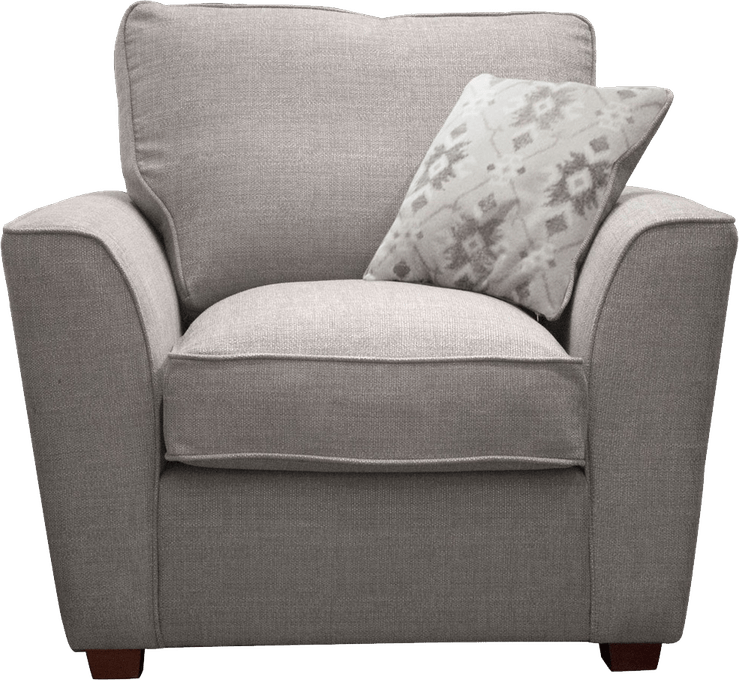 Grey Armchair PNG