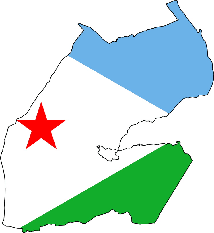 Djibouti Flag PNG