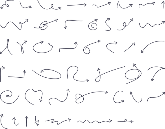 Drawn Arrow PNG