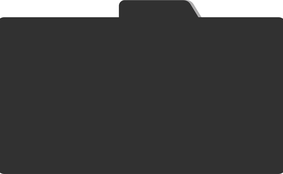 Black Folder Mac PNG