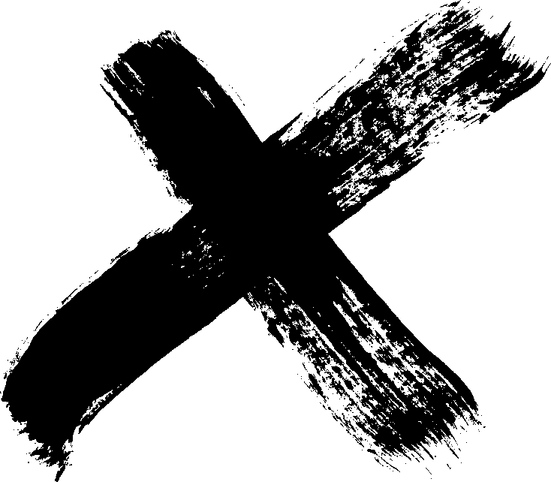Brush Cross PNG