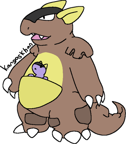 Kangaskhan Pokemon PNG