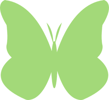 Green Butterfly PNG