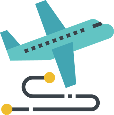 Airplane Travel PNG