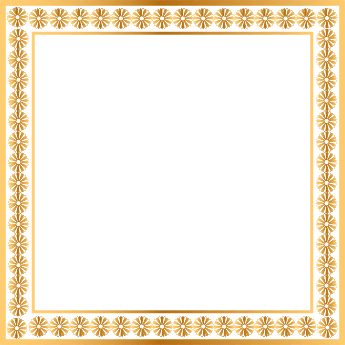 Islamic Pattern Border PNG