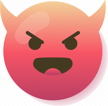 Red Devil Emoji PNG