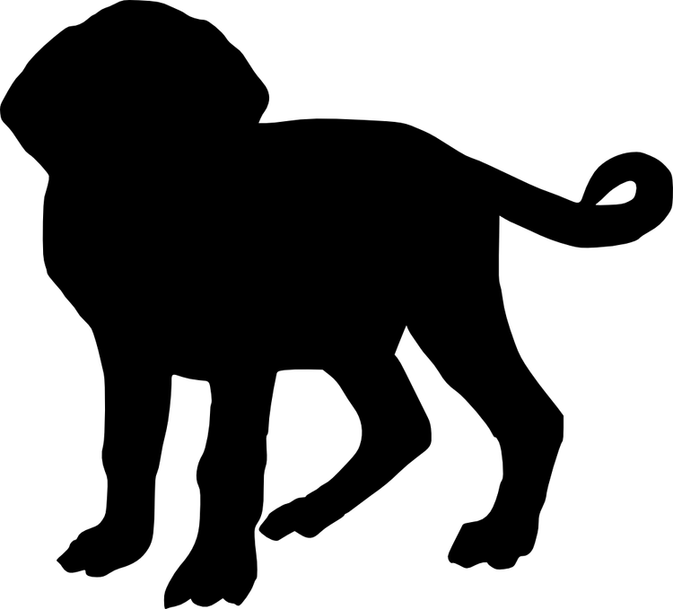 Silhouette Dog PNG