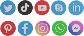 Instagram Tiktok Youtube PNG