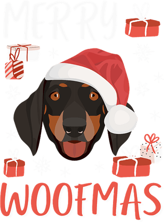Dachshund Christmas PNG