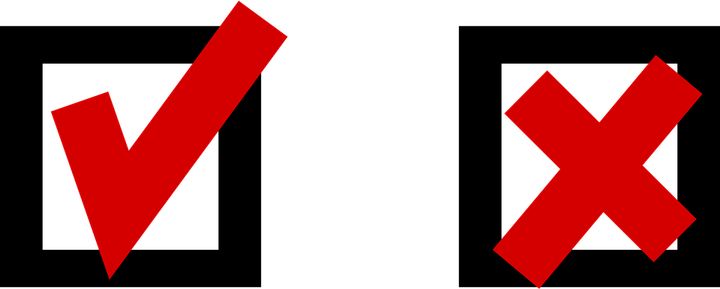 Cross Check Mark PNG