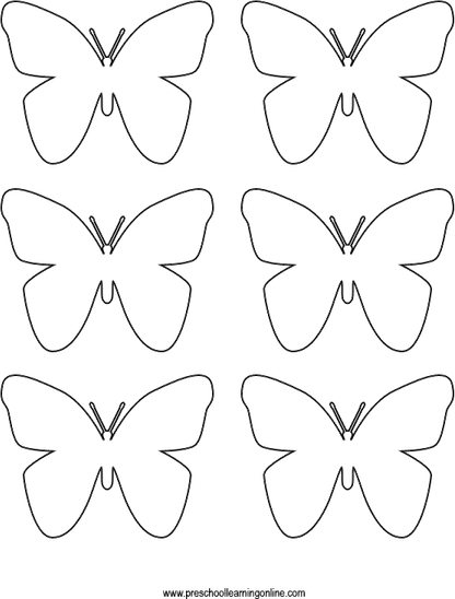 Butterfly Outline PNG