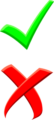 Cross Check Mark PNG