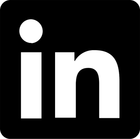 Linkedin Logo Black PNG