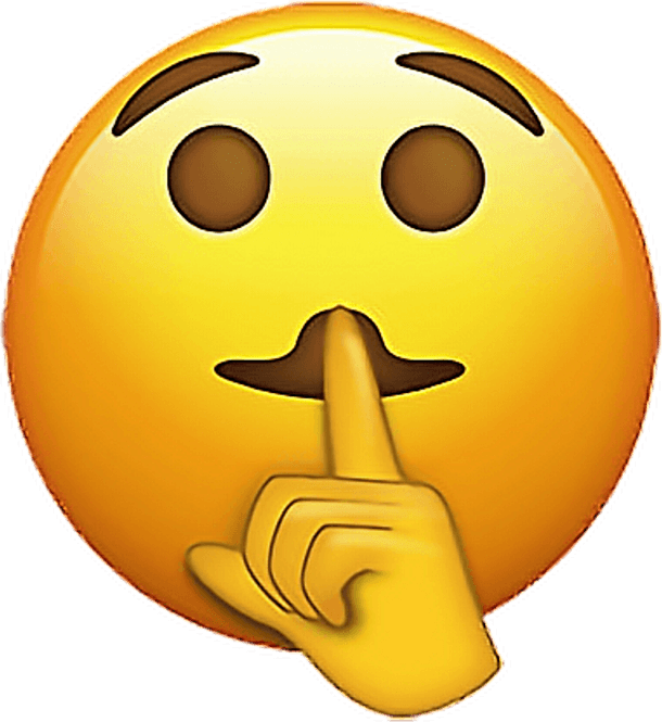 Shh Emoji PNG