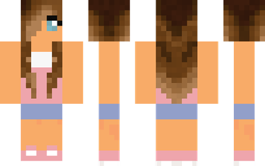 Girl Minecraft Skins PNG