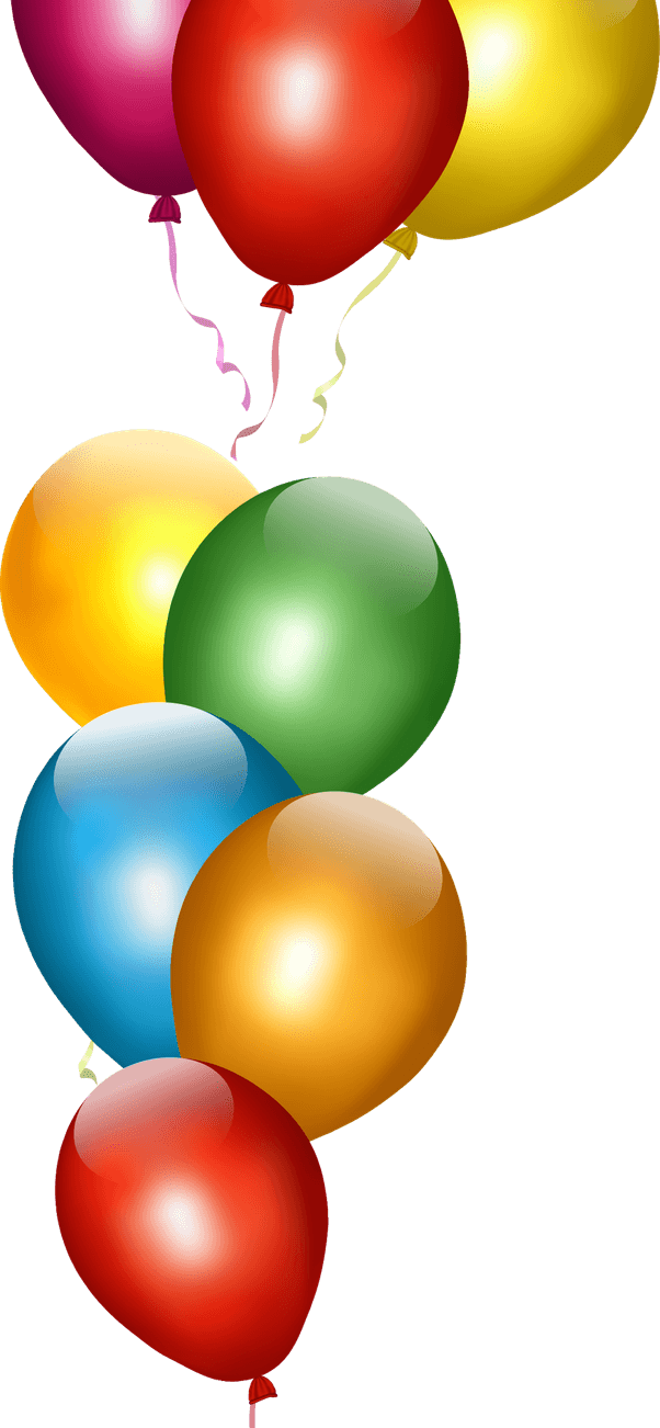 Green And Gold Balloons PNG