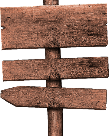 Wooden Sign PNG