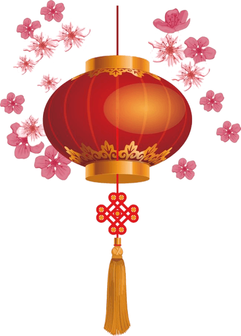 Hanging Chinese Lantern PNG