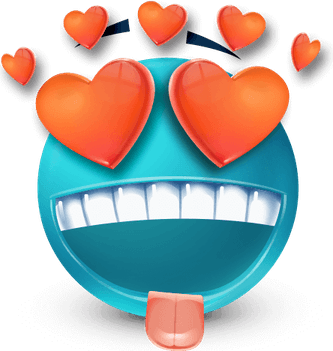 In Love Emoji PNG