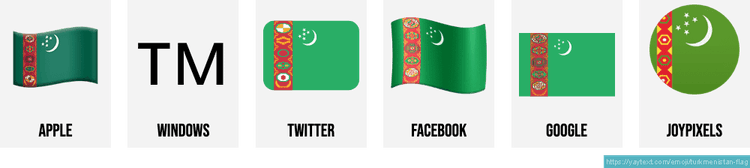 Turkmenistan Flag PNG