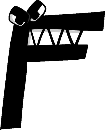 Alphabet Lore Letter F PNG